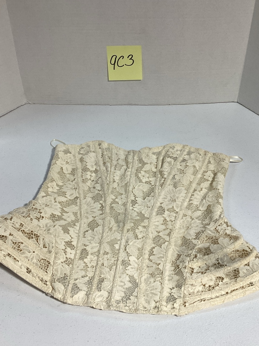 Zara Cream Lace Bustier Camisole